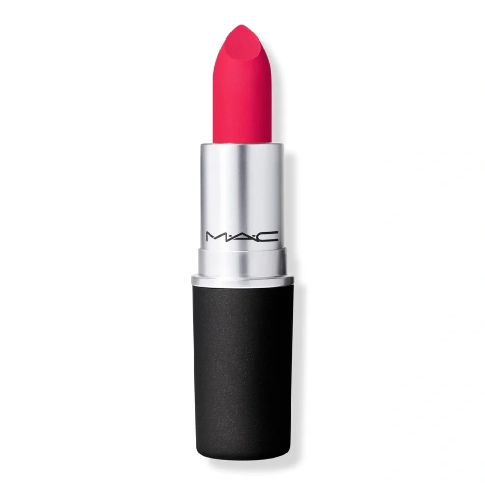 MAC Shocking Revelation (clean blue red) powder kiss lipstick